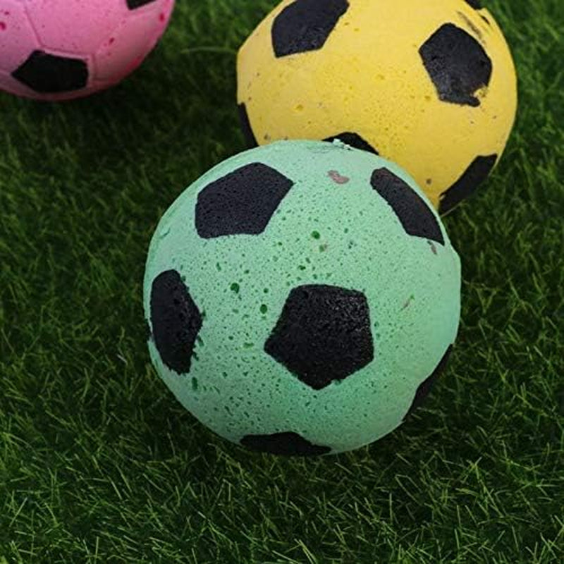 4 Pcs Sponge Football Soccer Balls Cat Toys Cat Entertainment Toy