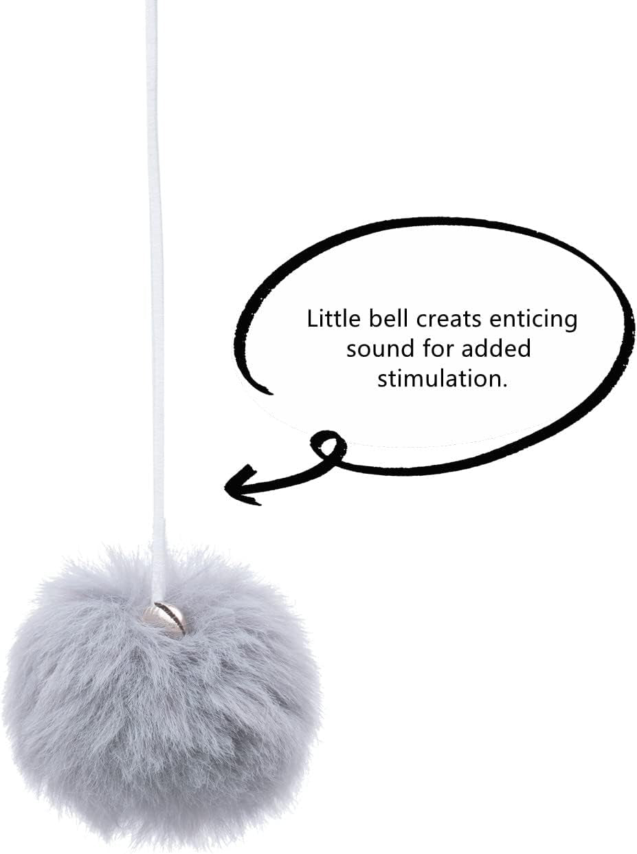 10-Pack Replaceable Cat Dangling Toy with Bell, Cat Scratching Post Cat Tree Tower Replacement Attachment Ball Toy