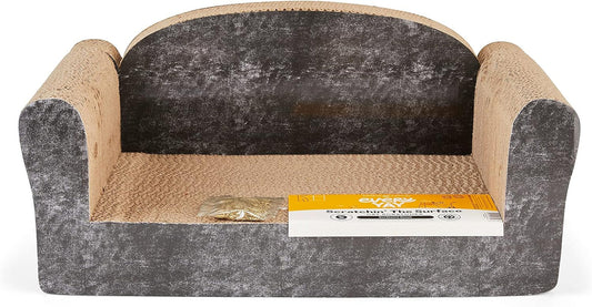 Everyyay Assorted Scratchin' the Surface Cardboard Couch Cat Scratcher, 19.75" L X 11" W X 9" H