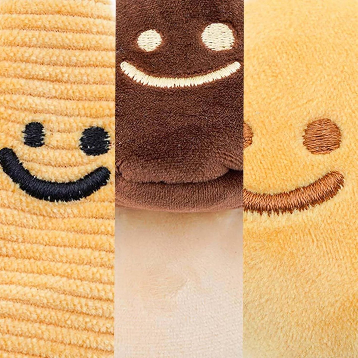 3 Pcs/Set Exquisite Shaped Funny Plush Toys Set Toy with Called Hidden Food Function Dog Toy Pet Vocal Toy Dog Toys Plush