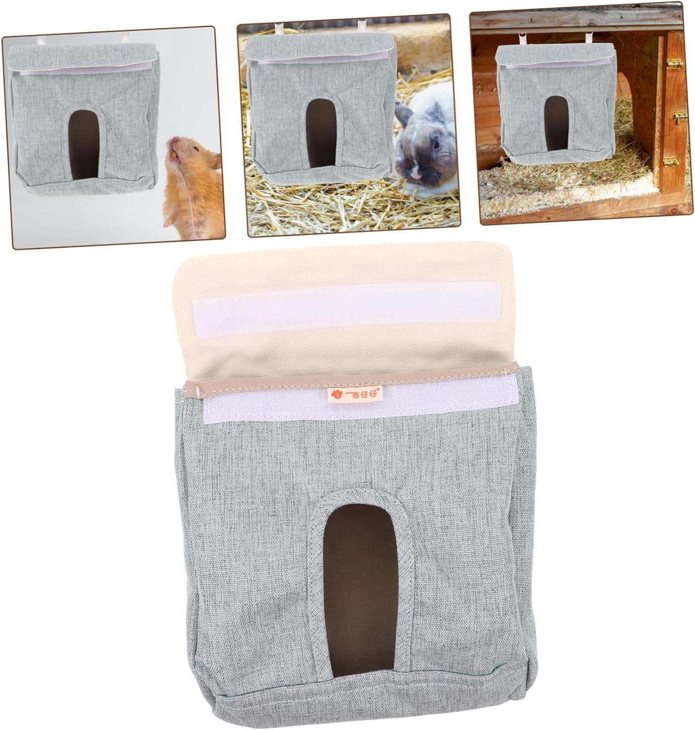 Yardwe Feeder Bag for Rabbit Hanging Bag Feeders Rabbit Feeder Dispenser Rabbit Guinea Feeder Rabbit Hanging Feeder Feed Dispenser Bag Feed Dispenser Toy Grass Dispenser Bag Pets Feeder