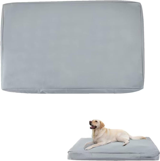 Dog Bed Cover, Replacement Cover for Dog Beds for Small Medium Large Dogs, Waterproof Protective Cover for Dog Crate Pad Mat Bed, Elastic Removable Dog Bed Covers for Pet Bed, Pet Supplies (M)