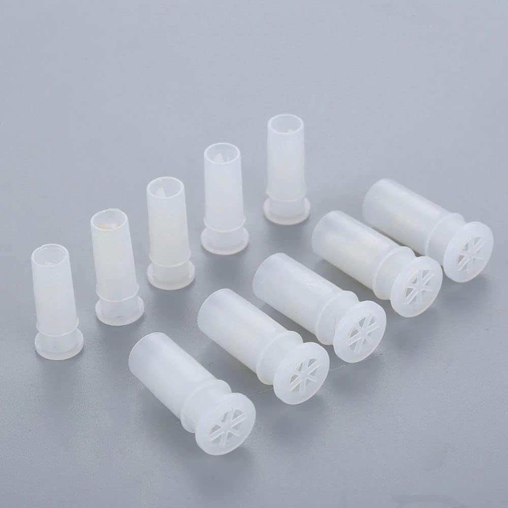 100 Pcs Toy Noise Maker Insert Squeaker, White Noise Maker, DIY Dog Cat Squeakers Toy, BB Whistle Insert Replacement(18.8X6.8Mm 100Pcs)