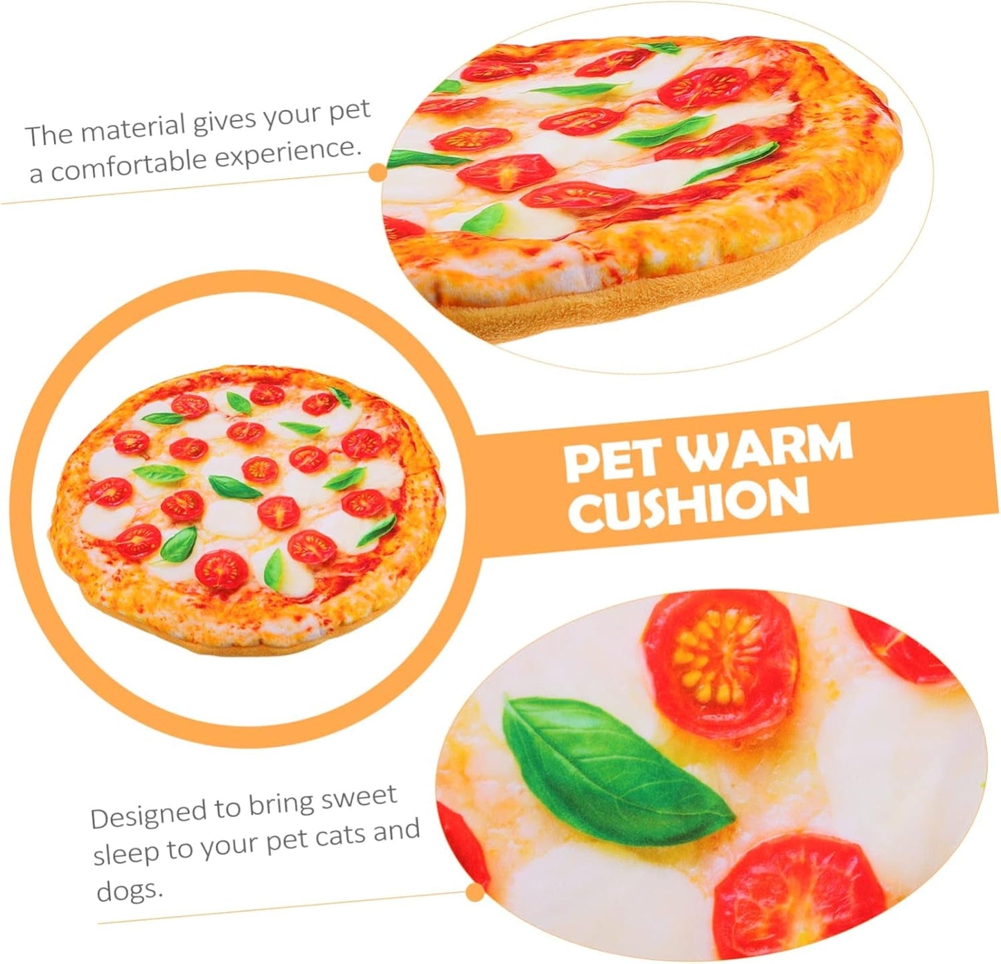 1Pc Pet Mat Dogs and Cats Mattress Pizza Blanket Pet Sleeping Pads Puppy Blanket Pet Bed House Plush Mattress Pet Bed Blankets Pet Floor Pad Dog Cushion Food Cloth Carpet