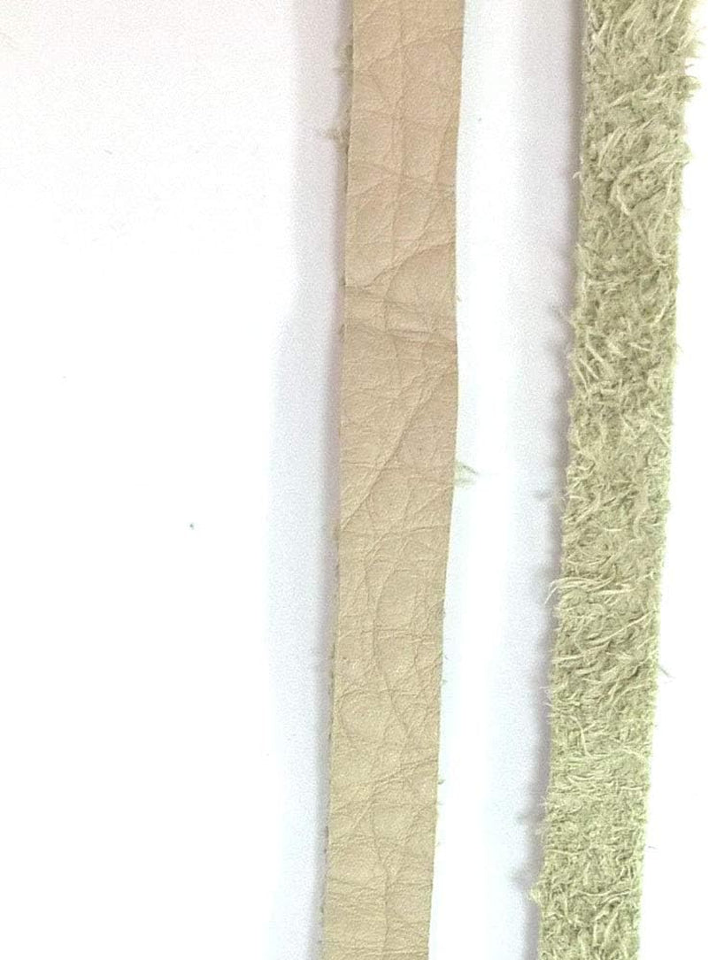 Kitty Leather Fling String - Interactive Cat and Kitten Toy - USA Made, USA Leather (Buffalo Leather on Birch Wand)