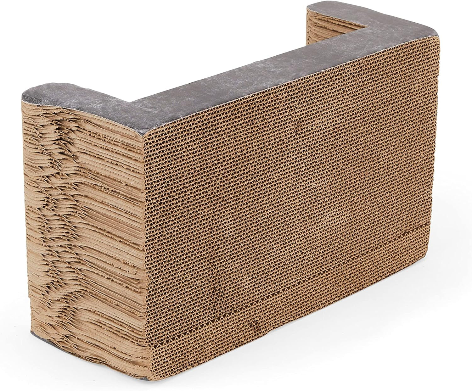 Everyyay Assorted Scratchin' the Surface Cardboard Couch Cat Scratcher, 19.75" L X 11" W X 9" H