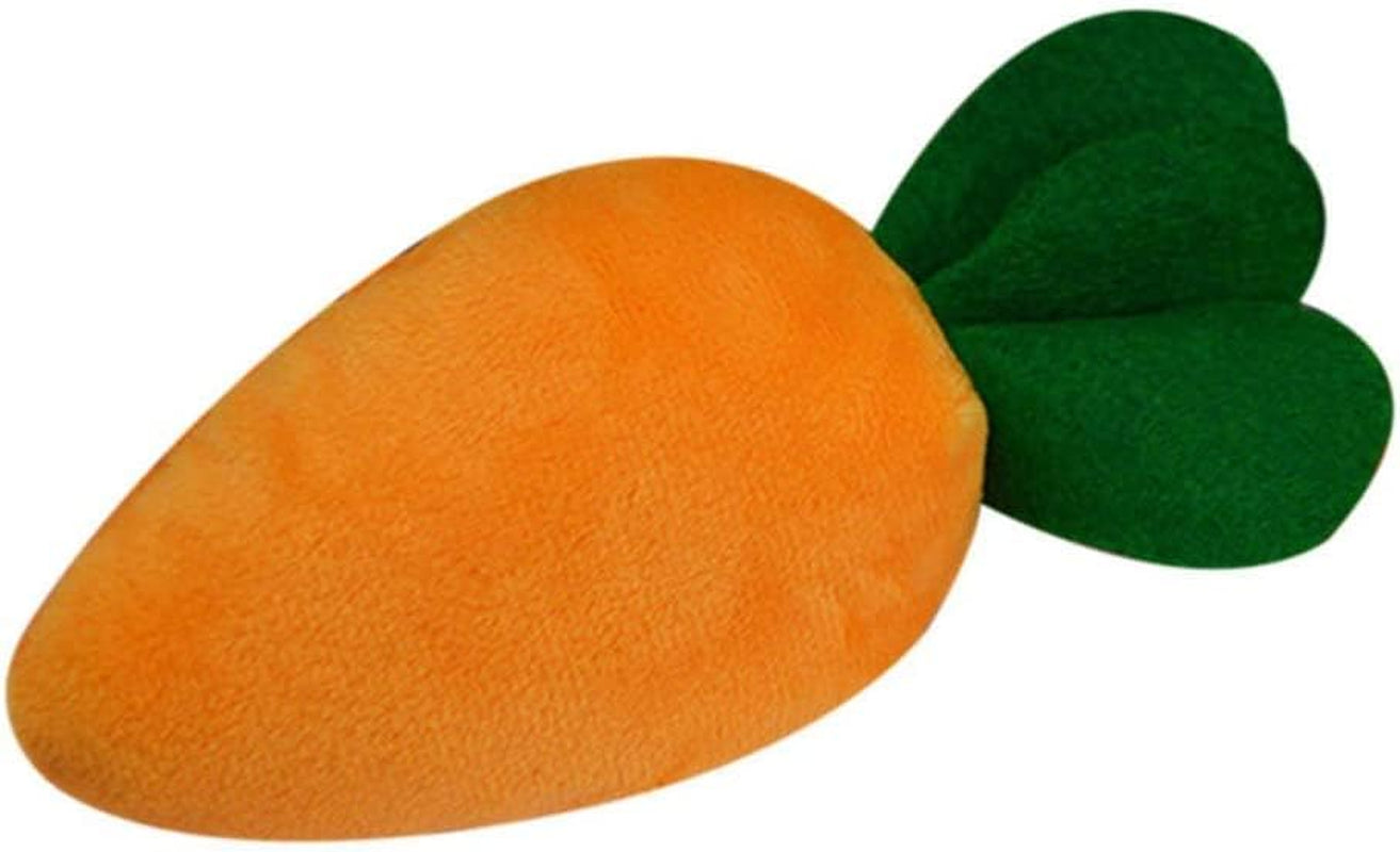 1Pc Soft Dog Toys Cute Carrot Plush Chew Squeaker Sound Pet Puppy Supplies Durable Plush Dog and Cat Toys with Multi-Squeaks