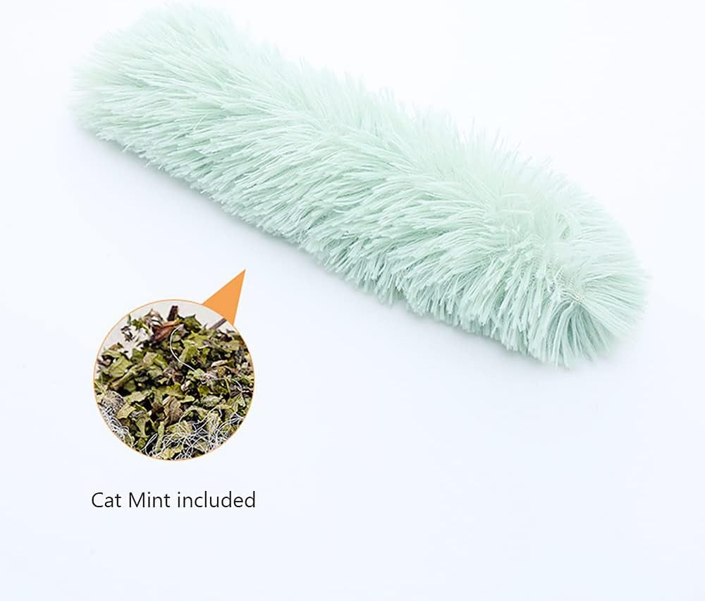 3 Pack Cat Kicker Toys with Sound Paper, Catnip Pillow Toys,Durable Indoor Kitty Kick Stick, Interactive Cat Toys for Cat, Puppy, Kitty Playing Chewing