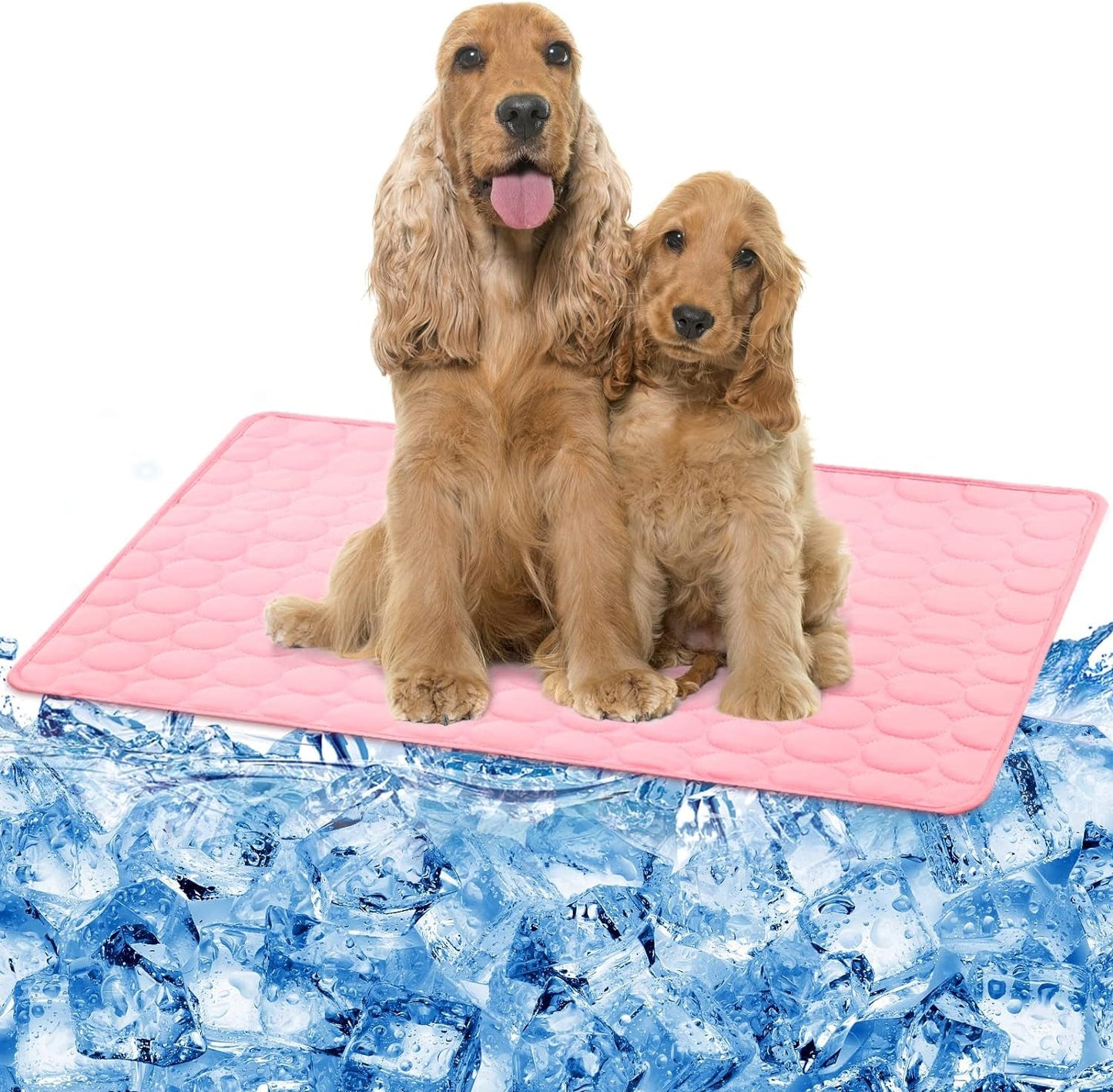 Dog Cooling Mat Dog Cooling Pad Self Cooling Blanket, Washable Cooling Mat for Dogs, Pet Cooling Mat Keeps Pets Cool in Summer Heat, Resuable Fabric Cooling Mat 28X40Inch/70X100Cm