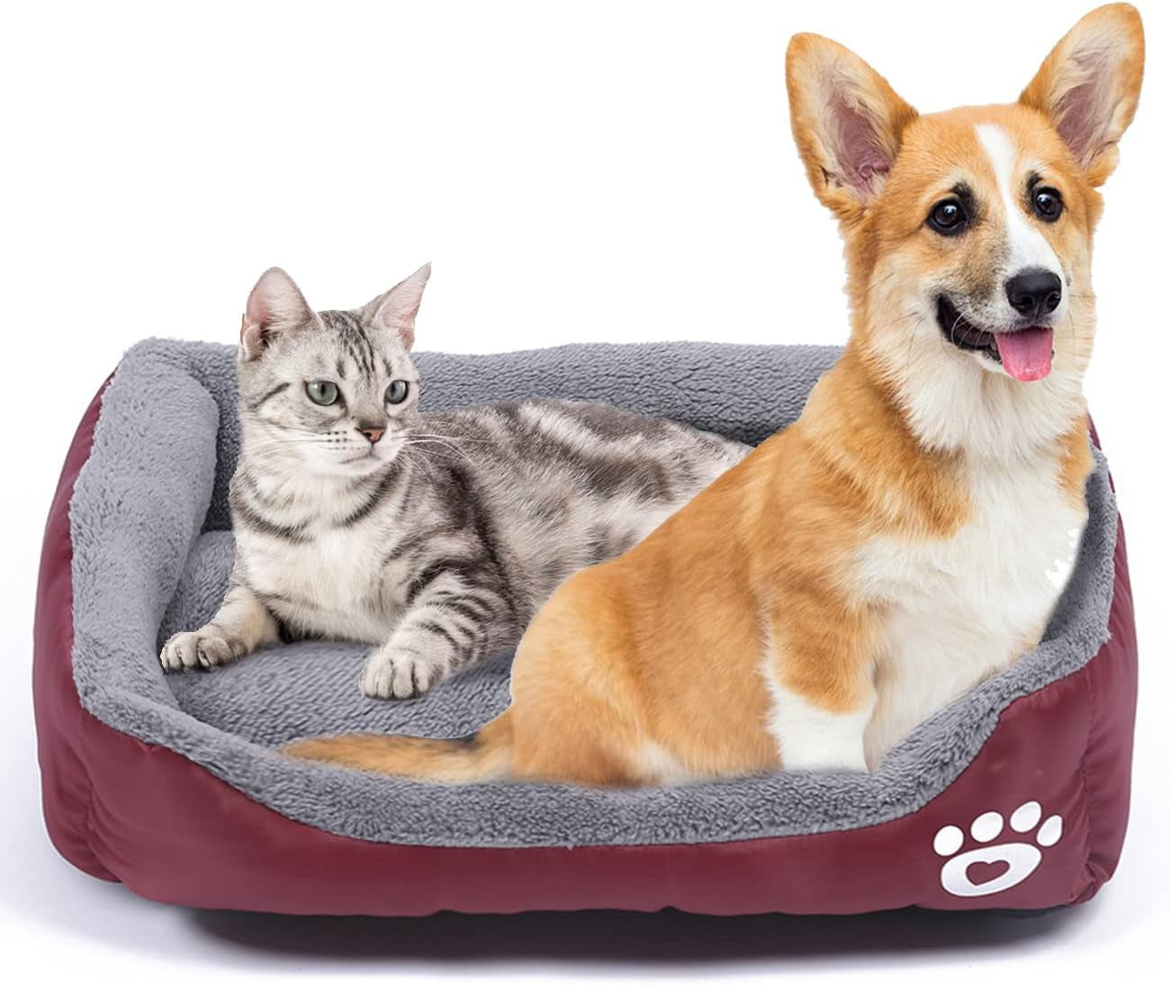 Dog Beds for Small Dogs, Waterproof Pet Puppy Dog Kitty Cats Cooling Bed Washable for Camping Indoor Outdoor (Blue)