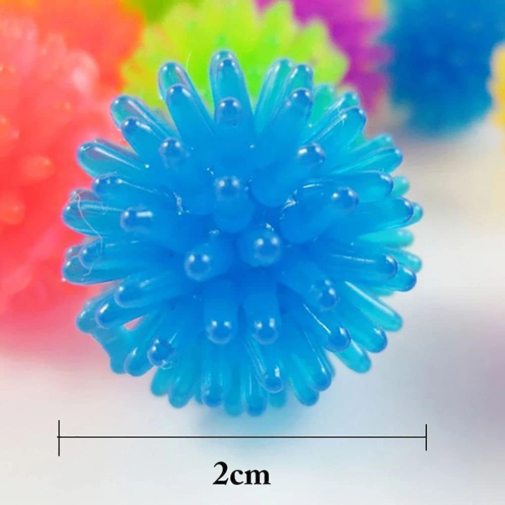 10Pcs Cat Dog Chew Toy -Colorful Cute Funny Arbutus Ball Stretch Plush Ball -Mini Balls Small Cat Ball Toys-Creative Colorful Interactive