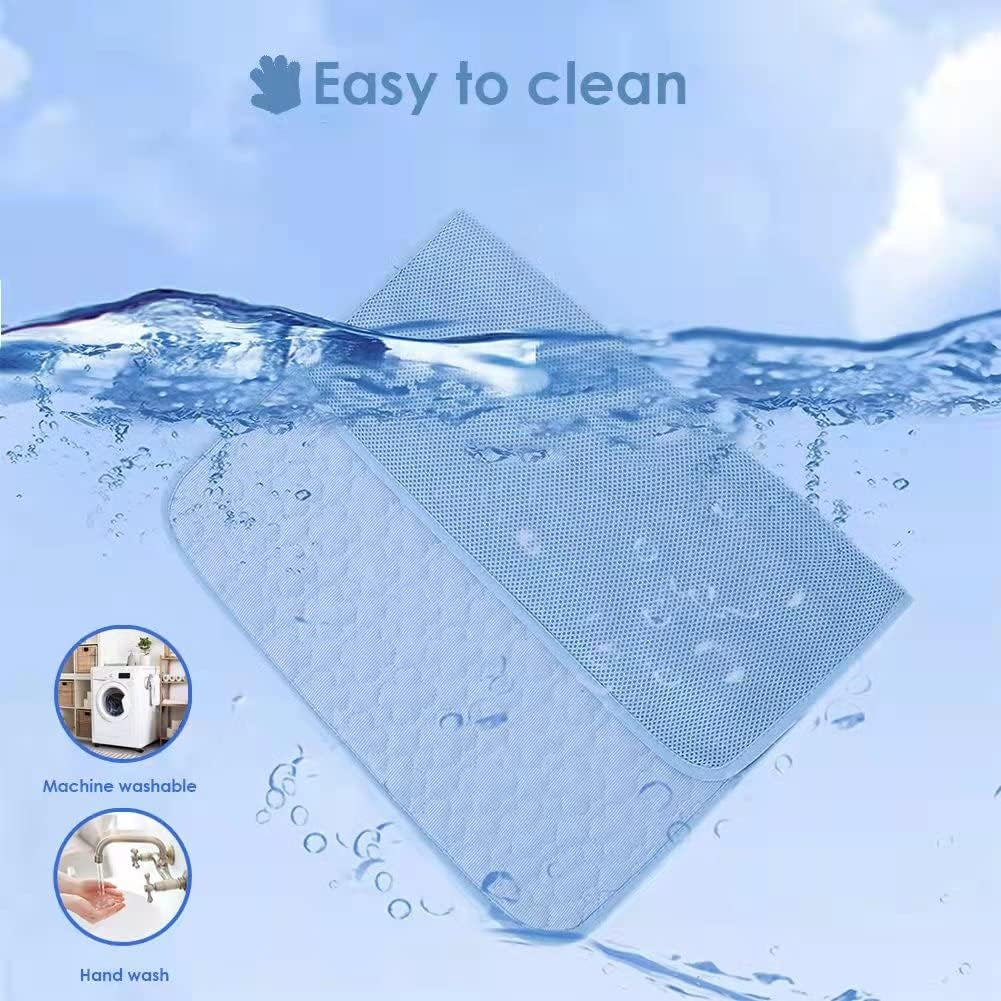 Feimax Dog Cooling Mat, Pet Summer Pads Cat Ice Silk Self Bed Sleeping Washable & Portable Cushion Home or Outdoor for Kennel/Sofa/Bed/Floor/Car Seats Small Medium Large Dogs Cats