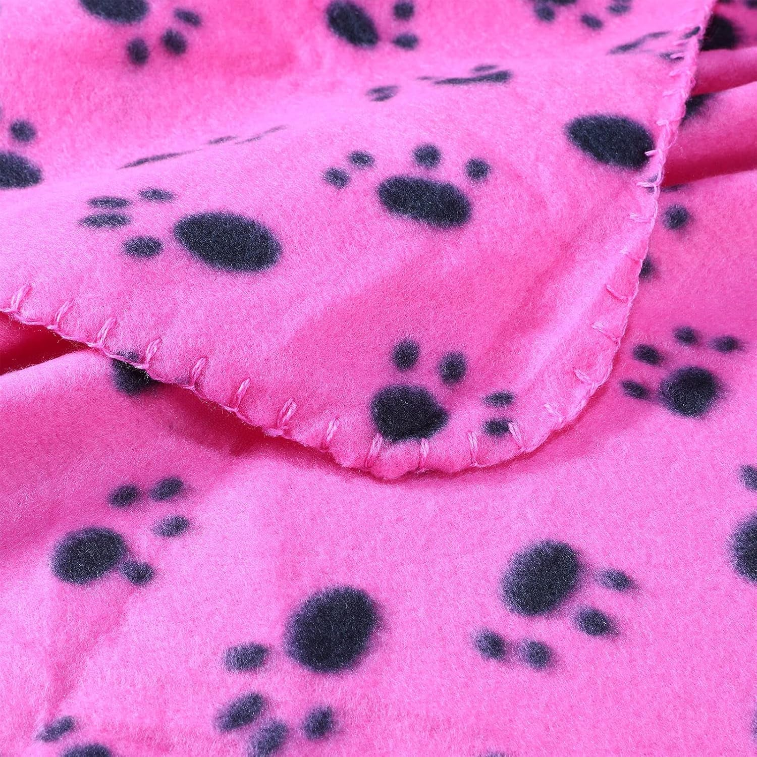 15 Pieces Puppy Kitten Blanket Cute Dog Cat Bed Blanket Pet Sleep Mat Pad Bed Cover Soft Printed Dog Sleep Blanket for Dog Cat Kitten Puppy Small Animals, 15 Colors (Paw Print Patterns)