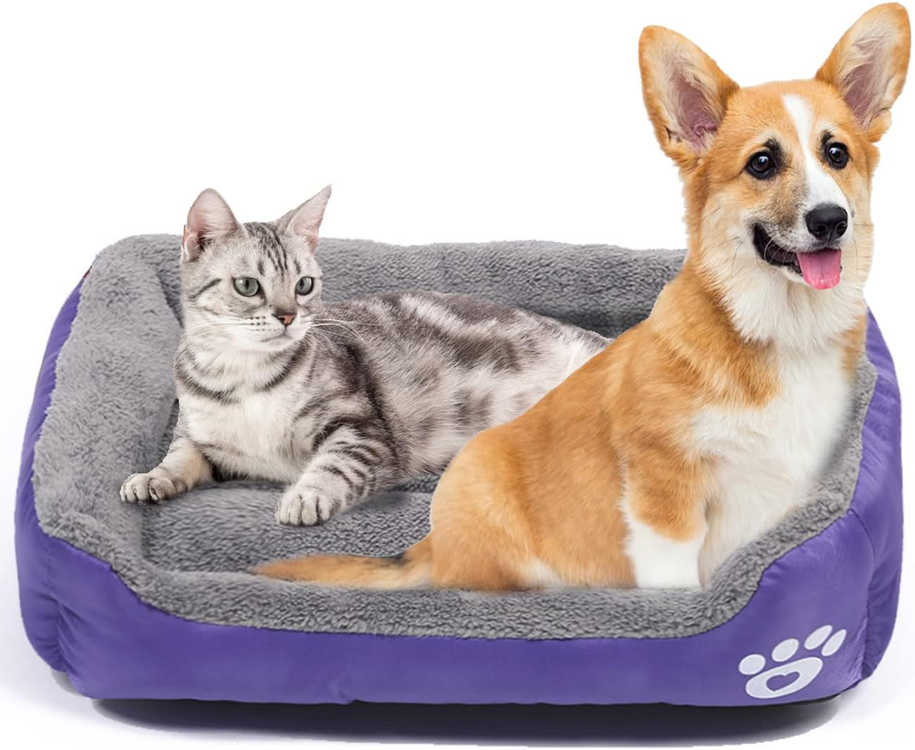 Dog Beds for Small Dogs, Waterproof Pet Puppy Dog Kitty Cats Cooling Bed Washable for Camping Indoor Outdoor (Blue)