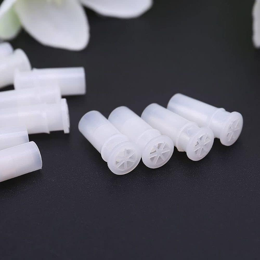 100 Pcs Toy Noise Makers Insert Squeakers, Plastic Dog Squeaky Toy Whistles, Toy Insert Replacements Baby Toy DIY Accessories(18.8X6.8Mm 100Pcs)