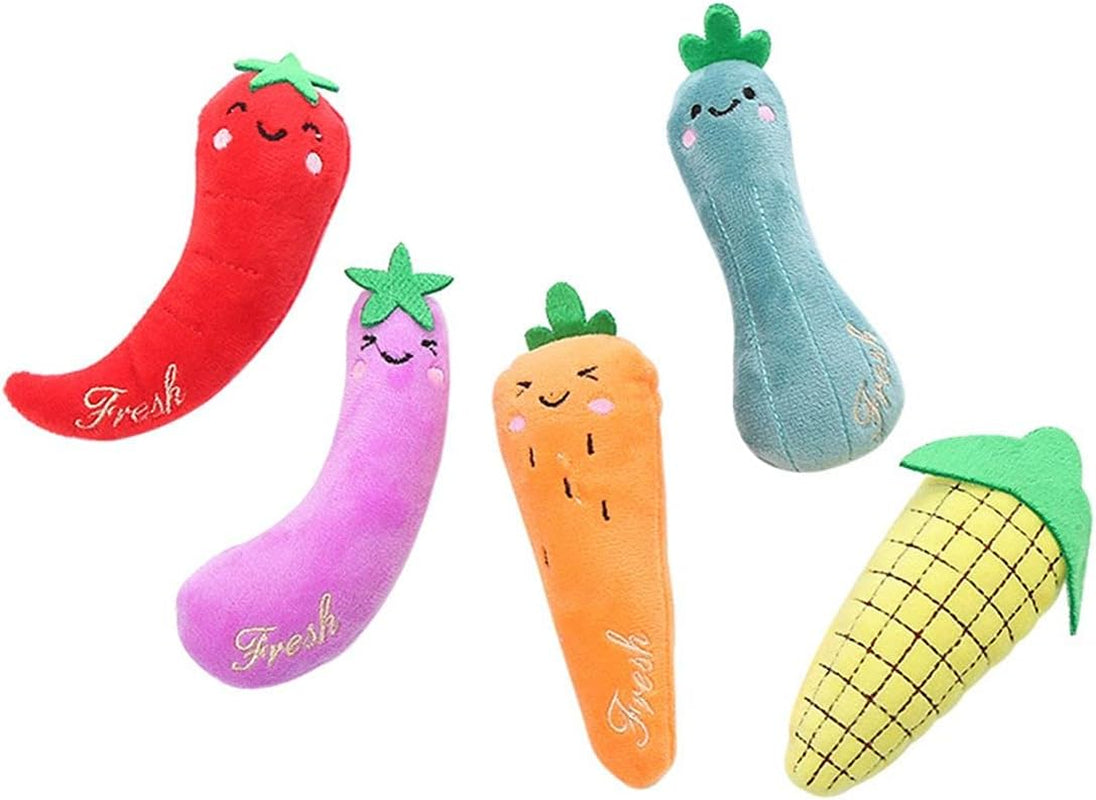 1/5Pcs Catnip Toys for Indoor Cats Interactive, Funny Kitten Toy Cat Chew Toy, Gift for Cat Lovers, 5 Different Cute Vegetable Shapes Design(Carrot)