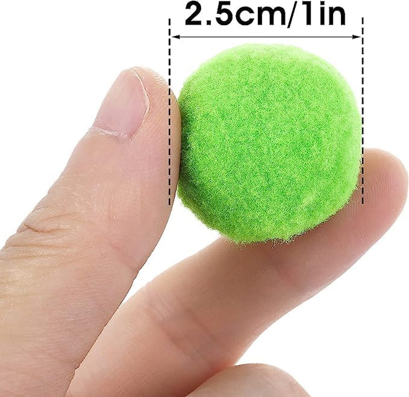 30 Pcs Large Cat Toy Balls, Soft Cat Balls for Kitten Training and Play 1Inch Soft Pom Poms Ball Cat Play Toy Pompon Pet Products for Cats