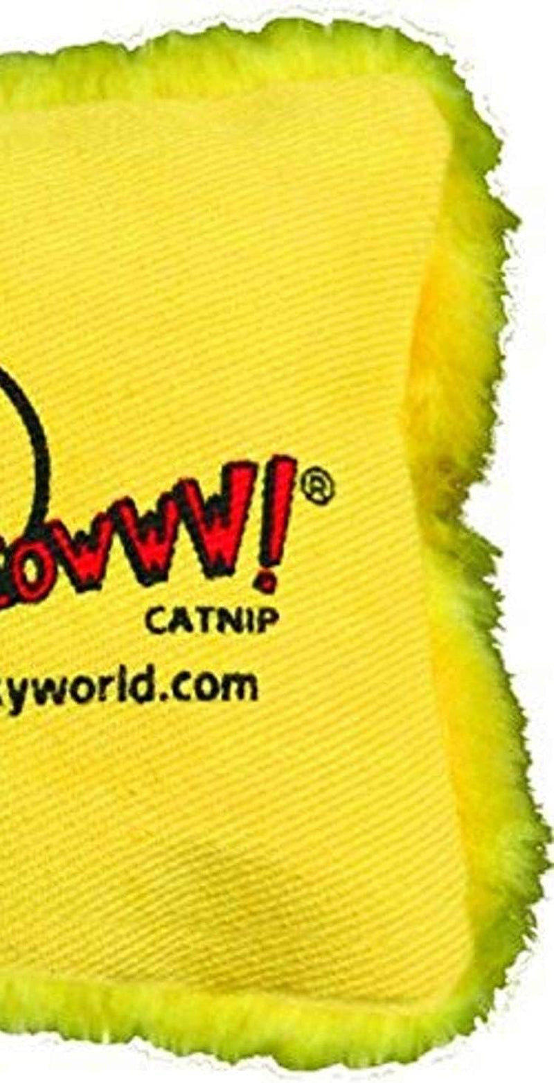 Yeowww! Catnip Pillows Yellow (Single)