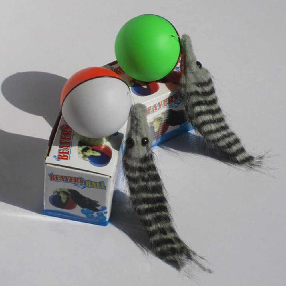 2Pcs Small Dog Toy Cat Toys Kitten Toy Weasel Ball Puppy Dog Toys Pet Puppy Toy Dog Exercise Cat Mouse Toy Cat Mice Toys Kitten Balls Cat Exercise Product Funny Cat