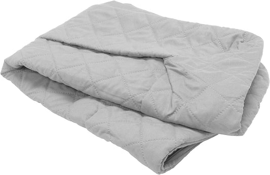 Furhaven Replacement Dog Bed Cover Quilted Sofa-Style, Machine Washable - Silver Gray, Medium