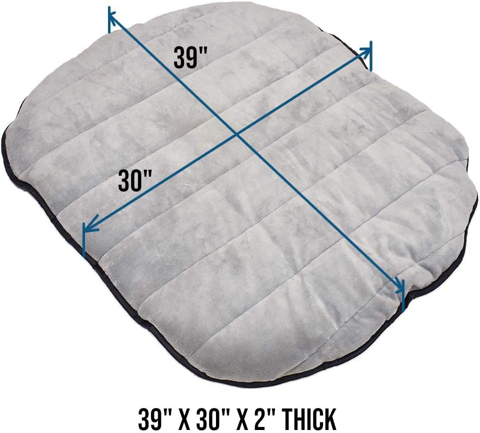 Max and Neo Travel Dog Bed 39" X 30" Fluffy Lightweight Portable Pet Mat with Carry Bag - We Donate One for One for Every Product Sold