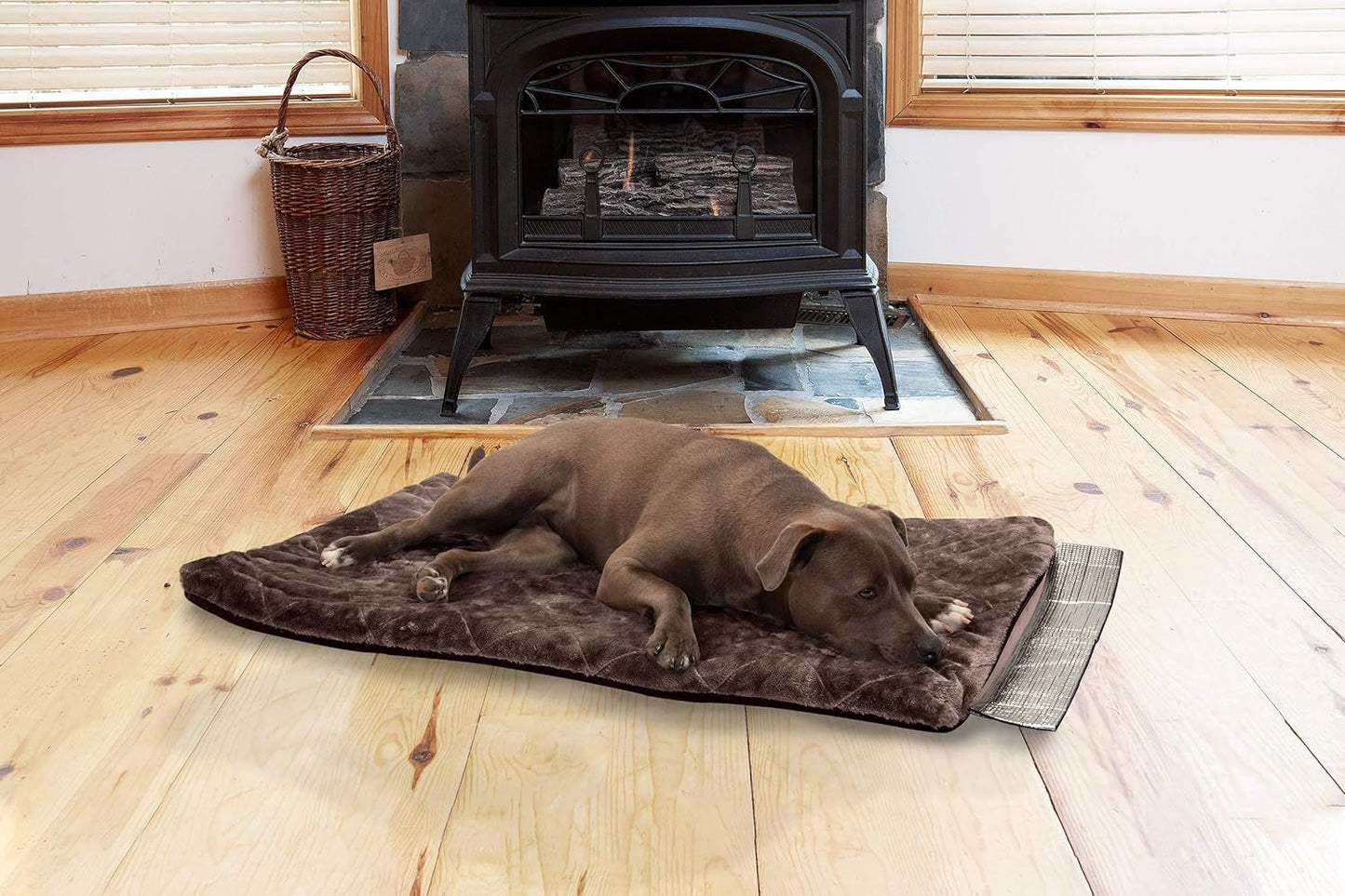 Furhaven Self-Warming Mat for Dogs Beds & Blankets, Electricity-Free & Reflects Body Heat - Thermapup Reflective Thermal Insert - Silver, Small