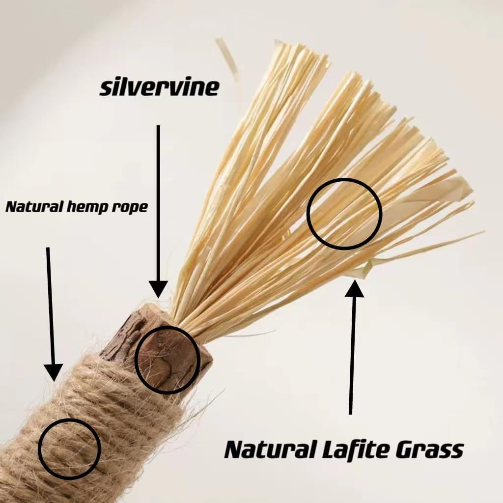 Chew Toys for Cats(12 Pcs), Silvervine Sticks for Cats ，Cat Teething Toys, Catnip Chew Sticks ，Cat Toys for Indoor Cat Kitten Teeth Grinding，Silvervine Cat Feather Toy, Cat Chew Toy