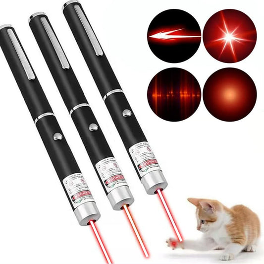 3 Pcs Cat Toys Laser Pointer for Cats Dogs Cat Toy for Indoor Interactive Cat Toys Red Laser Pointer Cat Laser Light Pet Kitten Dogs Laser Toys Outdoor Training Laser Pen Toy Training