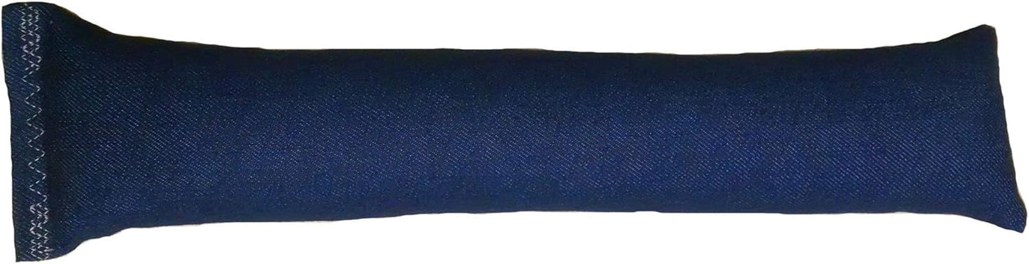 15" Catnip Cat Kicker Toys/Kitty Kick Sticks with (REFILLABLE Catnip Pocket) (Dark Denim) (Kickers Filled with 1 Oz Premium Canadian Catnip)