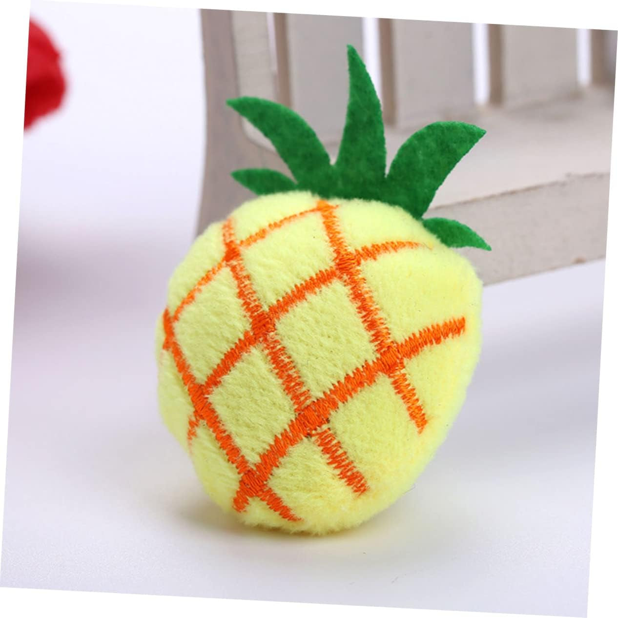 30 Pcs Plush Pineapple Toy Catnip Toy Pet Companion Toy Stuffed Toy Toys Cat Fetch Toy Pet Playing Toy Chew Toy Pet Doll Toy Pet Fruit Toy Strawberry Indoor Cat Baby Plush Toy