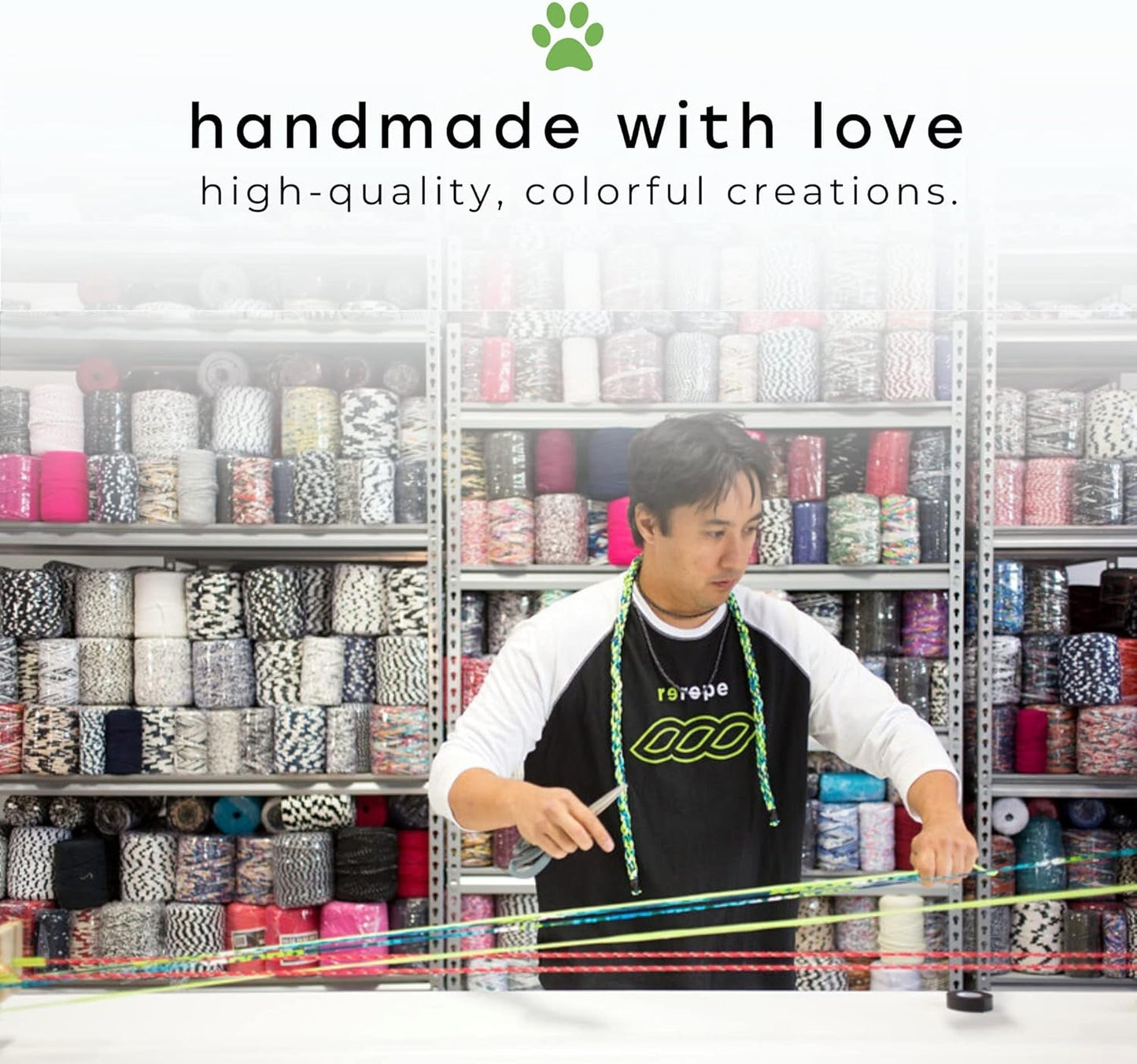 Knotty Barrel - Medium (Classic Blk & White)