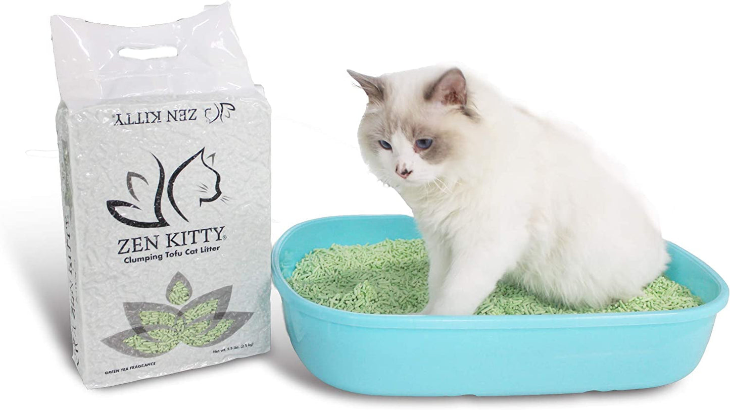 Zenkitty Clumping Tofu Cat Litter Green Tea Fragrance (20040)