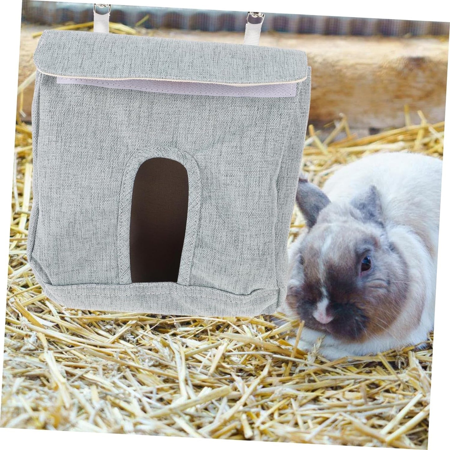 Yardwe Feeder Bag for Rabbit Hanging Bag Feeders Rabbit Feeder Dispenser Rabbit Guinea Feeder Rabbit Hanging Feeder Feed Dispenser Bag Feed Dispenser Toy Grass Dispenser Bag Pets Feeder