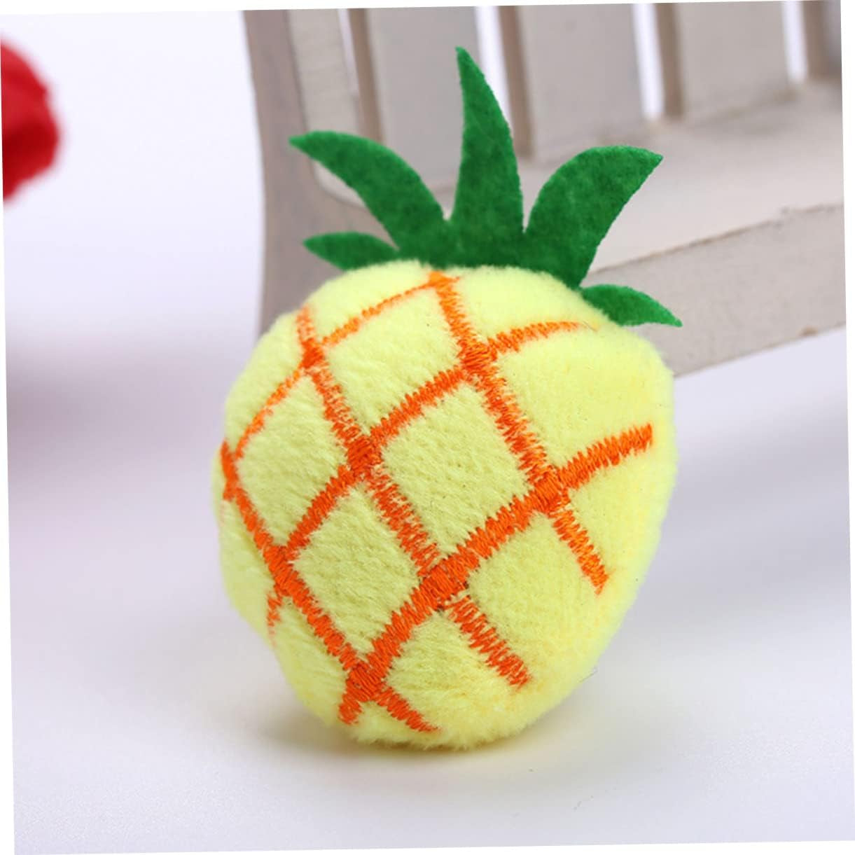 20 Pcs Kitten Toys for Indoor Cats Doll Toys Indoor Cat Toys Cat Bite Toy Pet Playing Toy Cat Catnip Toys Simulated Pineapple Toys Pet Doll Toy Pet Fruit Toy Plush Toy