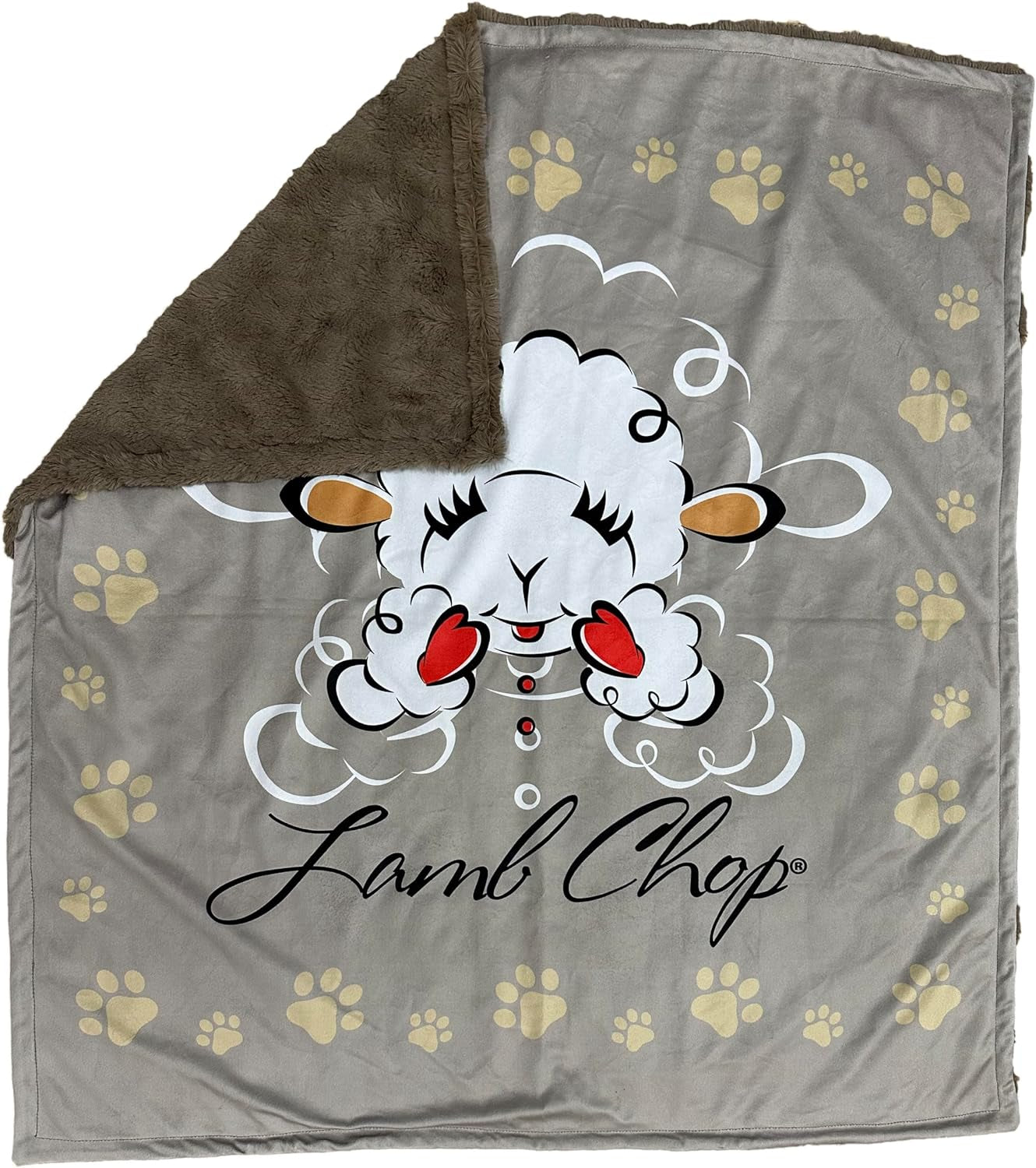 Multipet Lamb Chop Blanket, Dog Blanket Fluffy Fleece Premium Soft Pet Throw, Snuggle up Your Pup in Cozy Comfort, 36X36 Inches (Pack of 1)