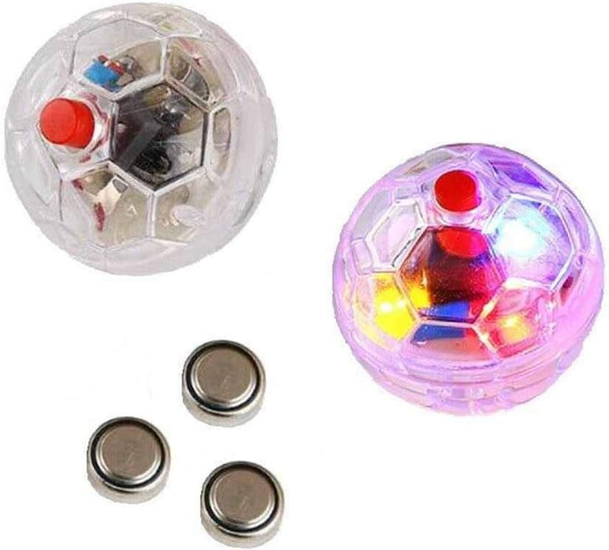 3PCS Light up Cat Balls,Ghost Hunting Cat Ball,Motion Light up Cat Dog Interactive Toys, Pet Glowing Mini Running Exercise Ball Toys for Animals