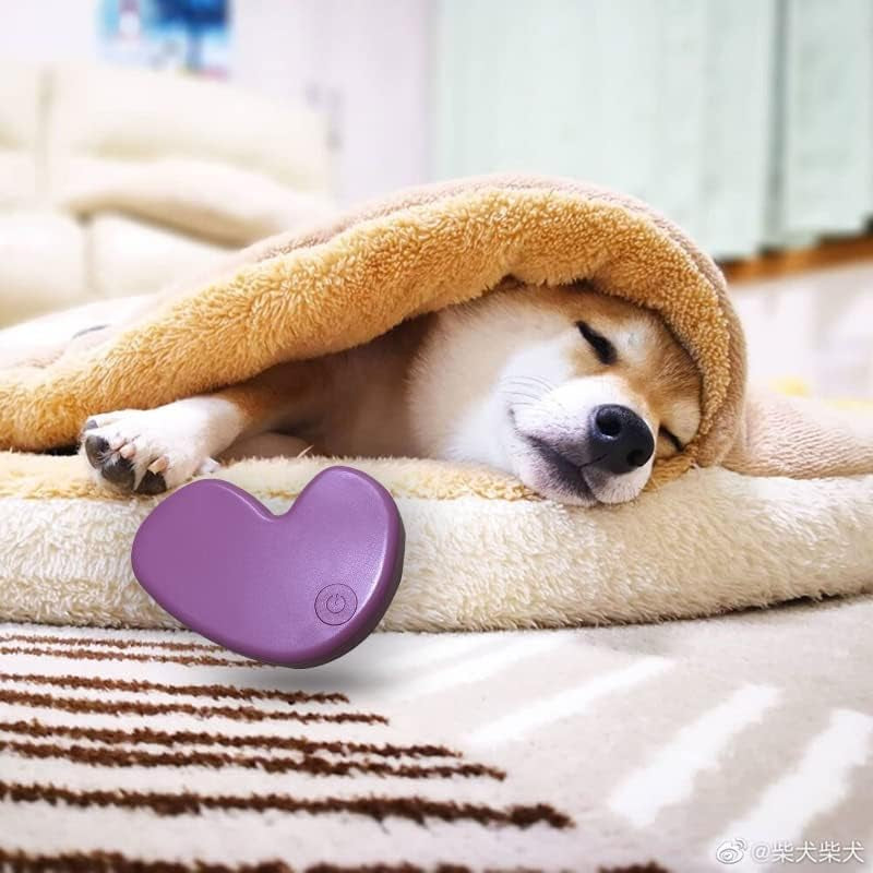 2 Pcs Heartbeat Box Puppy Toy Heartbeat Simulator Soother Heartbeat for Pet Anxiety Relief Sleep Aid Calming Toys Cat Kitten Dog, Add to Pet Toy Blankets Pillows Beds