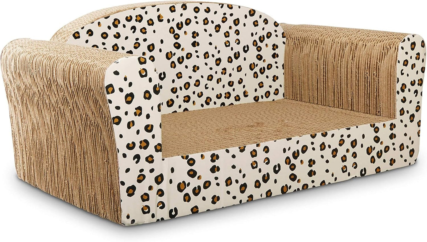 Everyyay Assorted Scratchin' the Surface Cardboard Couch Cat Scratcher, 19.75" L X 11" W X 9" H