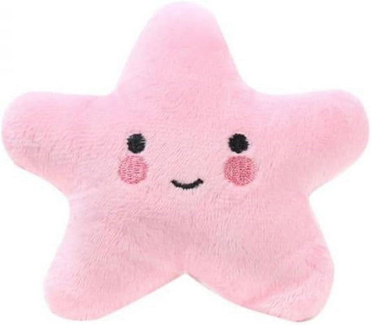 1Pc Pink Weiy Starfish Squeaky Dog Toy,Soft Plush Vocal Dog Plaything Pets Supplies Teddy Bichon,Pink Squeaky Toys/Chew Toys for Medium Large Breed, Dog Squeak Toys, Dogs