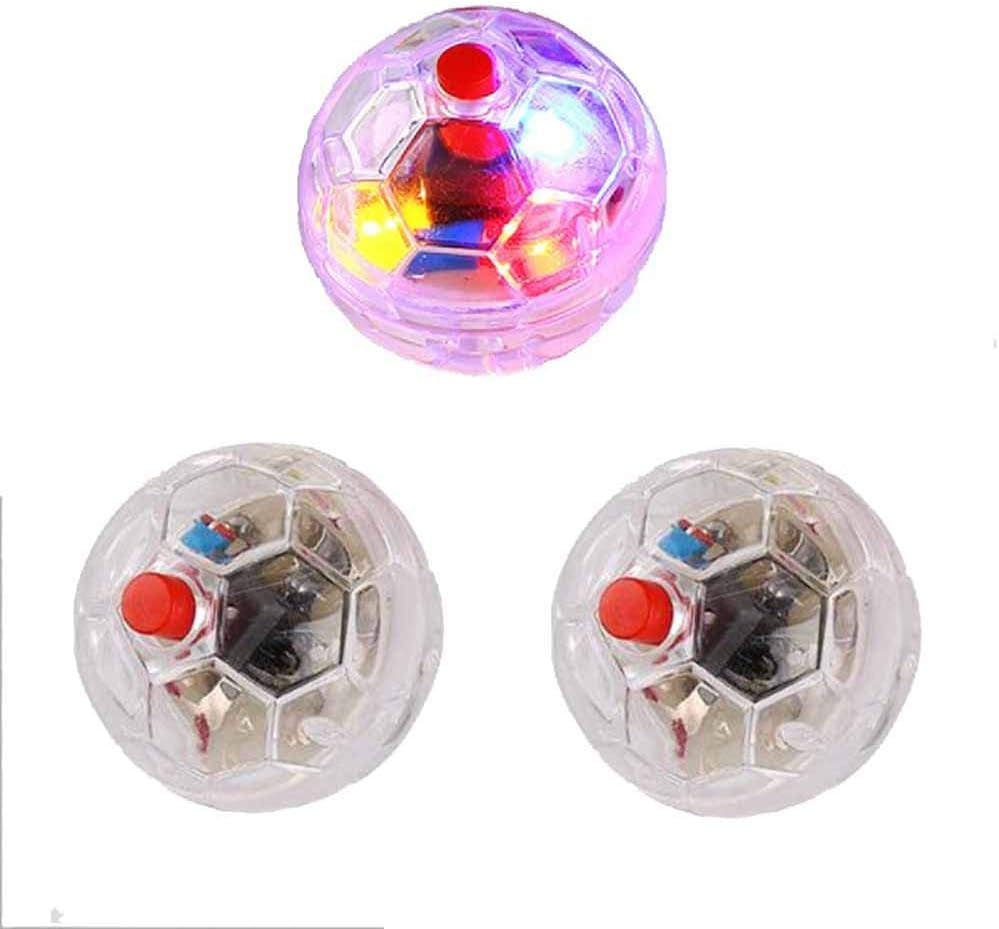 3PCS Light up Cat Balls,Ghost Hunting Cat Ball,Motion Light up Cat Dog Interactive Toys, Pet Glowing Mini Running Exercise Ball Toys for Animals