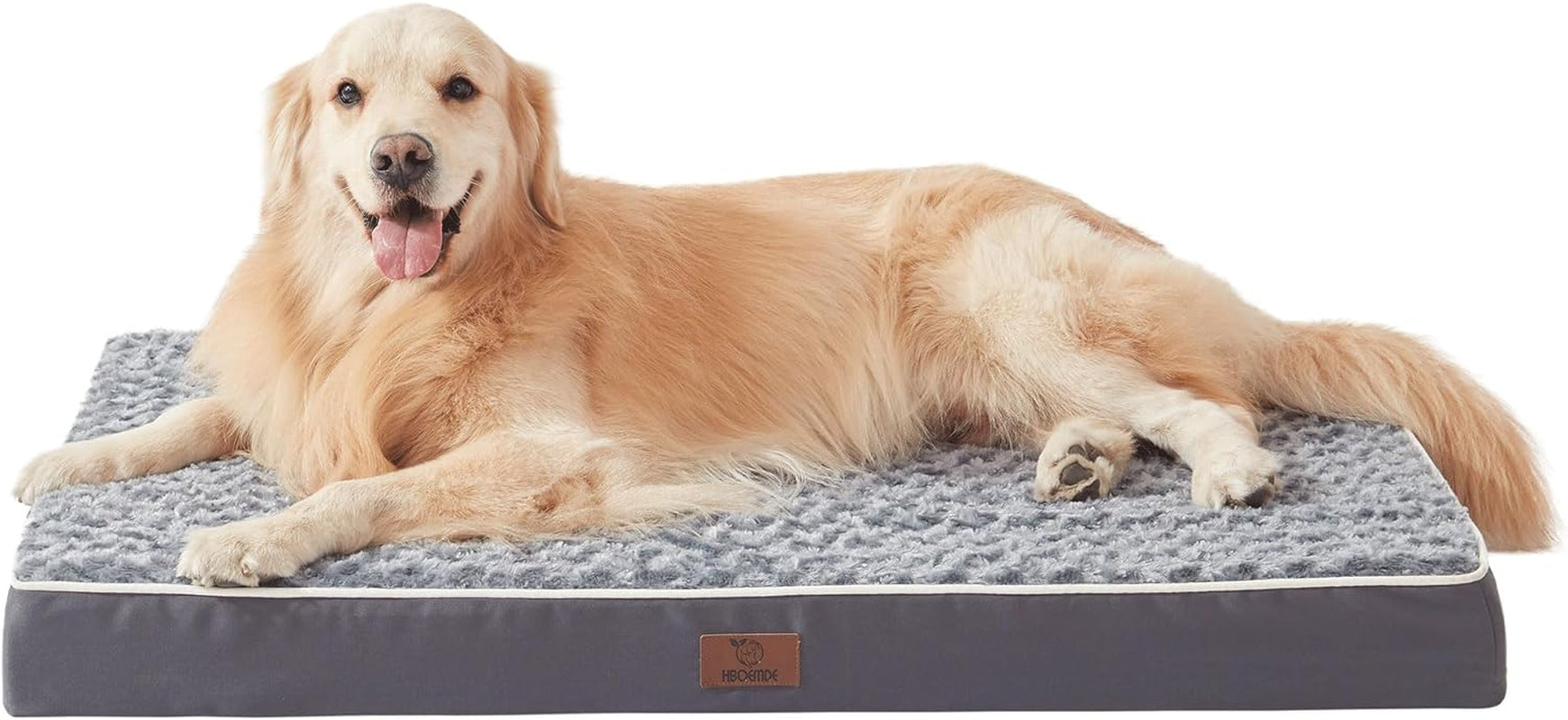 Dog Bed Medium Size Dog, Orthopedic Medium Dog Bed with Supportive Egg Crate Foam and Removable Waterproof Cover, Washable Pet Bed with Nonskid Bottom-30.0" L X 20.0" W X 3.0" Th