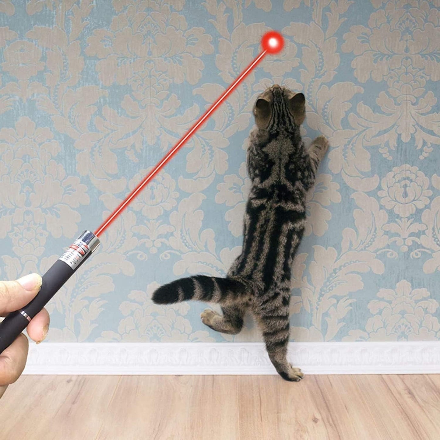 3 Pack Cat Laser Pointer for Cats Dogs, Laser Pointer Cat Toy for Indoor Chaser Cats Dog Pet Laser Cat Toy Laser Pointer Pen Cat Laser Light Pointer, Aaa Battery Powered (Not Included in the Package)