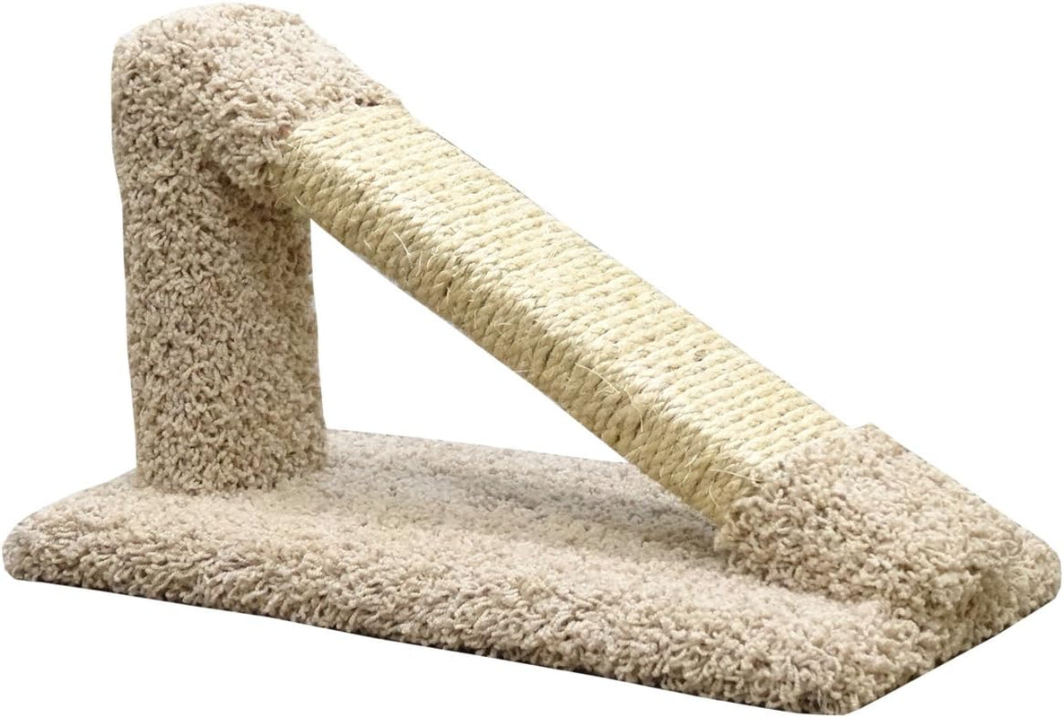 New Cat Condos Premier Tilted Scratching Post, Beige