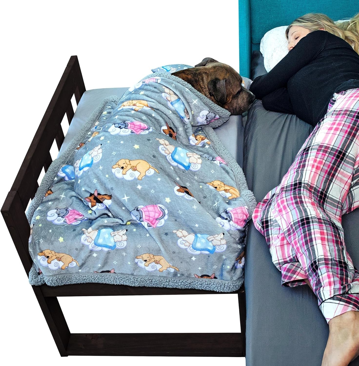 Bedside Pet Bed FRAME ONLY, Pet Cosleeper, Dog Bed Extension Attached to Human Bed, Platform Dog Bed, Raised Dog Bed Co Sleeper, Tall Dog Bed, Wooden Dog Bed, Dog Bassinet (High Profile)