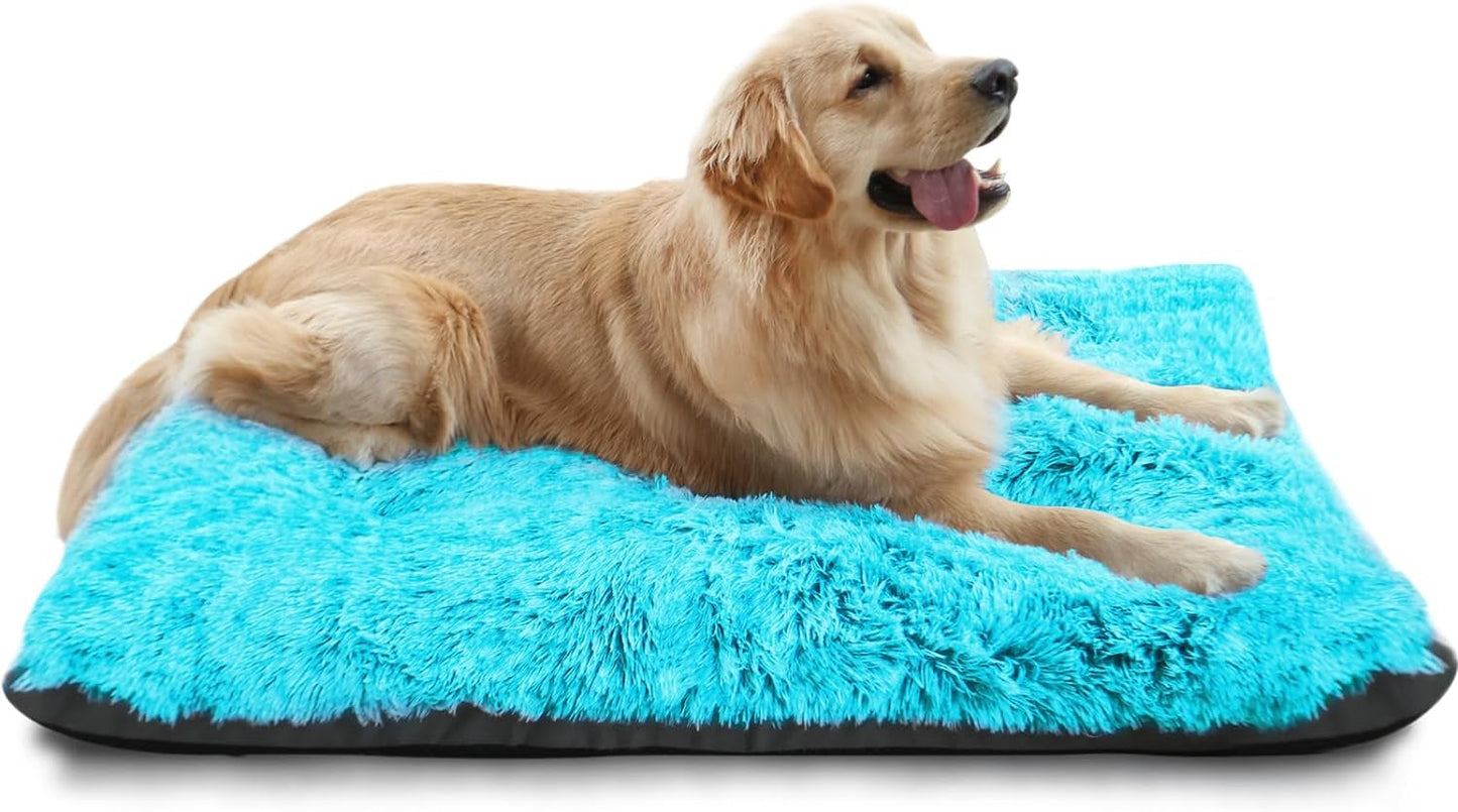 Dog Beds for Large Dogs Fixable Deluxe Cozy Dog Kennel Beds for Crates Washable Dog Bed, 36 X 23 X 3 Inches, Grey