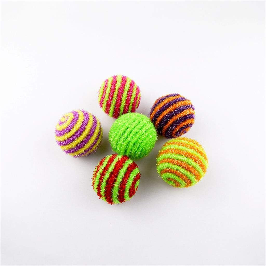 20Pcs Funny Pet Cat Toy, Cat Toys Kitten Toys Assortments Catnip Fish, Interactive Cat Feather Toy, Mylar Crincle Balls, Cotton Mice, Fluffy Mouse Rainbow Balls Bells Toys, for Chewing Playing