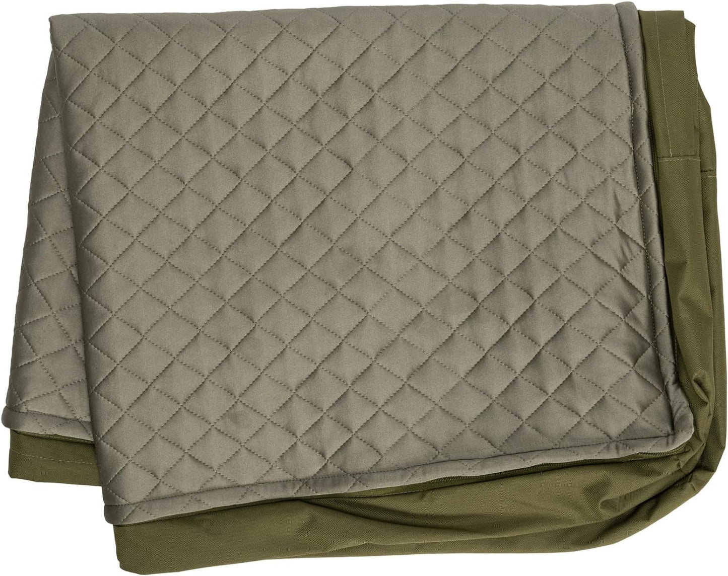 Furhaven Replacement Dog Bed Cover Water-Resistant Indoor/Outdoor Quilt Top Convertible Mattress, Washable - Gray, Jumbo (X-Large)