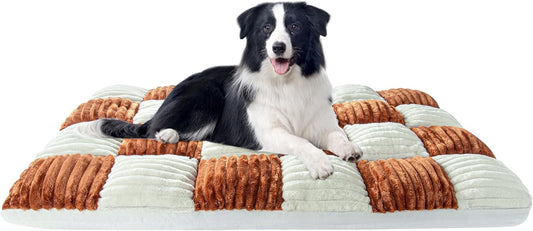 Dog Beds Large Sized Dog Couch Waterproof Dog Bed Washable Dog Pet Bed with Removable Cover & Nonskid Bottom & Waterproof Lining Large Dog Bed Sofa Anti-Slip Pet Sleeping Mat 36 X 24 X 3 Inch