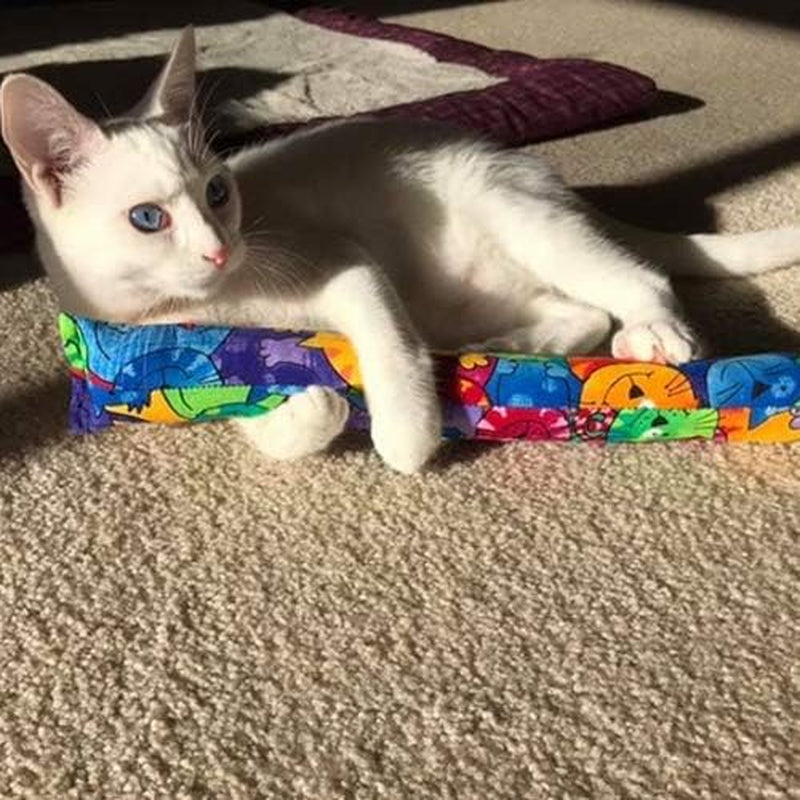 Kitty Kick Stix 11" Original Catnip Kicker Toy (Set of 2), Handmade in USA by Cat Lovers, Interactive Natural Cat & Kitten Toy, Packed with 100% Potent Catnip for All Breeds