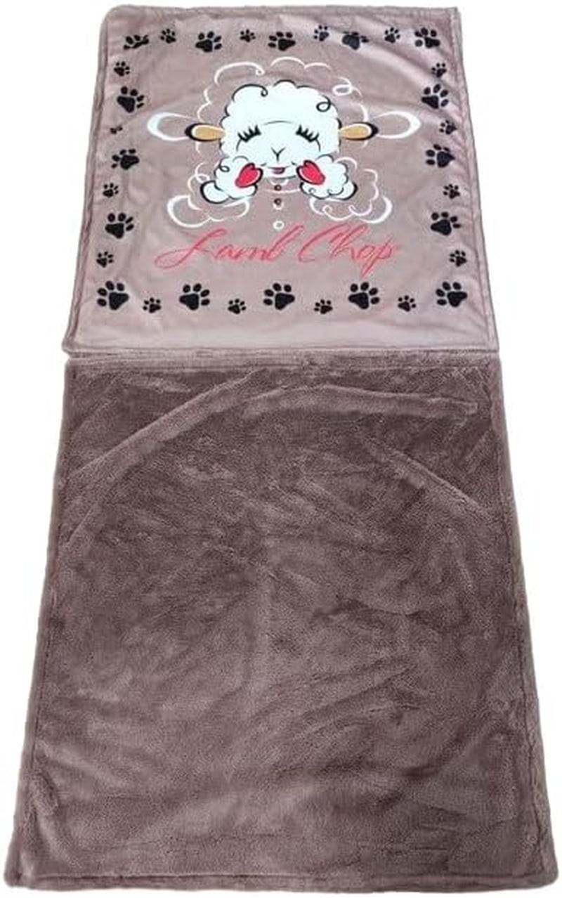 Multipet Lamb Chop Blanket, Dog Blanket Fluffy Fleece Premium Soft Pet Throw, Snuggle up Your Pup in Cozy Comfort, 36X36 Inches (Pack of 1)